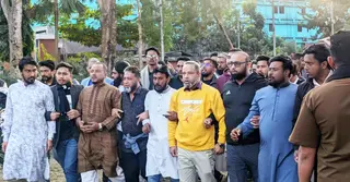 ওসমান হাদির ওপর হামলা: সিলেটে এনসিপি ও সহযোগীদের মিছিল